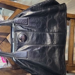 Coach Black Purse F15658